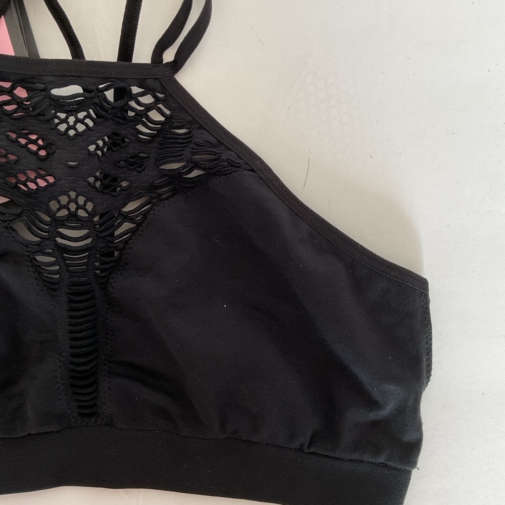 NWT Victorias Secret seamless cutout high neck bralette. Size small. - Picture 5 of 15